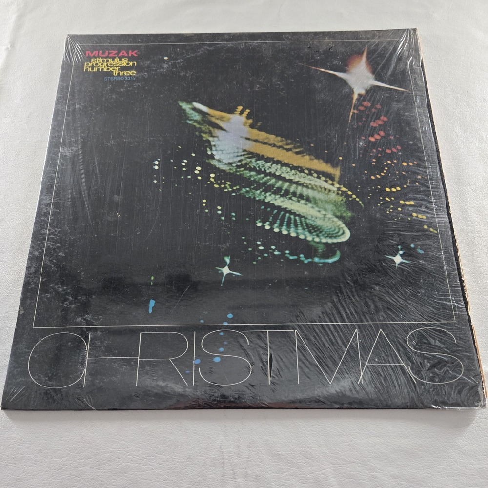 Muzak Stimulus Progression Number Three Christmas LP Vinyl Record Good+ Tested